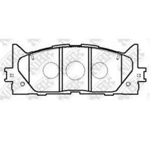 Колодки дискового тормоза NIBK PN1521 на TOYOTA CAMRY седан (AVV5_, XV5_) Колодки дискового тормоза NIBK PN1521 на TOYOTA CAMRY седан (AVV5_, XV5_)