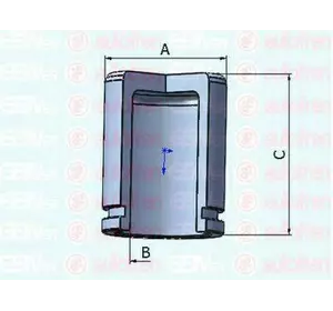 Поршень тормозного суппорта SUBARU 26236PA010 на NISSAN NP300 Поршень тормозного суппорта SUBARU 26236PA010 на NISSAN NP300