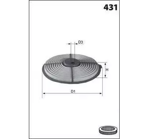Фильтр воздушный двигателя INTERPARTS IPA102 на TOYOTA STARLET (_P7_) Фильтр воздушный двигателя INTERPARTS IPA102 на TOYOTA STARLET (_P7_)