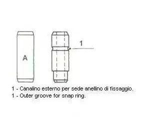 V2НАПРАВЛЯЮЩАЯ КЛАПАНА FRECCIA 11417 на DAEWOO LANOS / SENS (KLAT) V2НАПРАВЛЯЮЩАЯ КЛАПАНА FRECCIA 11417 на DAEWOO LANOS / SENS (KLAT)