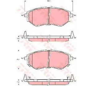 Колодки дискового тормоза TRW GDB3372 на SUBARU LIBERTY IV (BL, BP) Колодки дискового тормоза TRW GDB3372 на SUBARU LIBERTY IV (BL, BP)