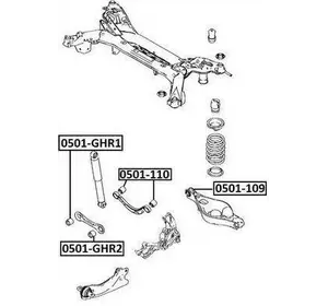 Сайлентблок рычага MAZDA GS1D28450A на MAZDA 6 Sport (GH) Сайлентблок рычага MAZDA GS1D28450A на MAZDA 6 Sport (GH)