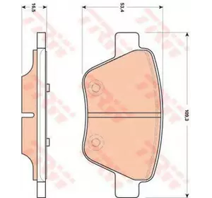 Колодки дискового тормоза TRW GDB1841 на SEAT LEON (1P1) Колодки дискового тормоза TRW GDB1841 на SEAT LEON (1P1)