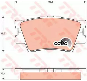 Колодки дискового тормоза TRW GDB3426 на LEXUS HS (ANF10) Колодки дискового тормоза TRW GDB3426 на LEXUS HS (ANF10)
