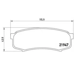 Колодки дискового тормоза BREMBO P83024 на TOYOTA LAND CRUISER PRADO (KDJ15_, GRJ15_) Колодки дискового тормоза BREMBO P83024 на TOYOTA LAND CRUISER PRADO (KDJ15_, GRJ15_)