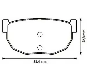 Колодки дискового тормоза LUCAS GDB306 Колодки дискового тормоза LUCAS GDB306
