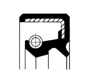 Сальник распредвала CORTECO 01016544B Сальник распредвала CORTECO 01016544B