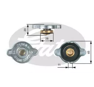 Крышка расширительного бачка системы охлаждения TOYOTA 1640154750 на MITSUBISHI COLT Mk III (C5_A) Крышка расширительного бачка системы охлаждения TOYOTA 1640154750 на MITSUBISHI COLT Mk III (C5_A)