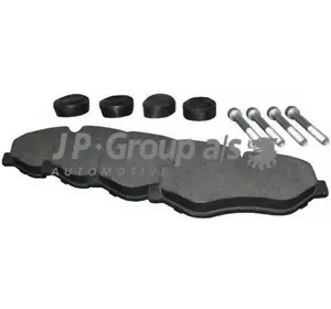 Колодки дискового тормоза JP GROUP 1163601710 на MERCEDES-BENZ SPRINTER 3,5-t автобус (906) Колодки дискового тормоза JP GROUP 1163601710 на MERCEDES-BENZ SPRINTER 3,5-t автобус (906)