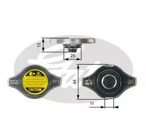 I32КРЫШКА РАДИАТОРА MITSUBISHI MR481216 на MITSUBISHI LANCER Mk IV (C6_A, C7_A) I32КРЫШКА РАДИАТОРА MITSUBISHI MR481216 на MITSUBISHI LANCER Mk IV (C6_A, C7_A)