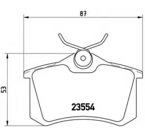 Колодки дискового тормоза BREMBO P85020 на CITROËN C4 II (B7) Колодки дискового тормоза BREMBO P85020 на CITROËN C4 II (B7)