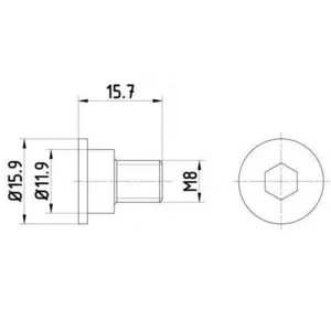 Болт подвески BMW 34211161806 на BMW 3 седан (E36) Болт подвески BMW 34211161806 на BMW 3 седан (E36)