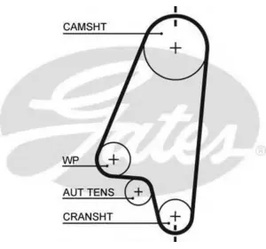 Ремень грм GATES 5310XS на OPEL CORSA A Наклонная задняя часть (93_, 94_, 98_, 99_) Ремень грм GATES 5310XS на OPEL CORSA A Наклонная задняя часть (93_, 94_, 98_, 99_)