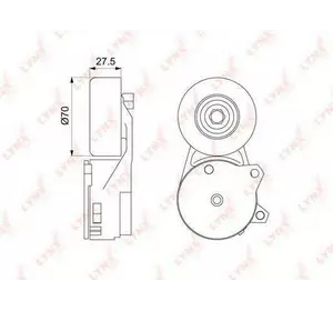 Ролик ремня с натяжителем NISSAN 119551KC0A на NISSAN JUKE (F15) Ролик ремня с натяжителем NISSAN 119551KC0A на NISSAN JUKE (F15)