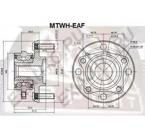 Подшипник ступицы KOYO DACF1092A на MITSUBISHI GALANT Mk V седан (E5_A, E7_A, E8_A) Подшипник ступицы KOYO DACF1092A на MITSUBISHI GALANT Mk V седан (E5_A, E7_A, E8_A)
