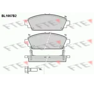 Колодки дискового тормоза WOKING 600302 на HONDA ACCORD Mk VII (CG, CK) Колодки дискового тормоза WOKING 600302 на HONDA ACCORD Mk VII (CG, CK)