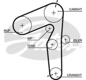 L11РЕМЕНЬ ГРМ GATES 5500XS на FIAT DOBLO Cargo (223) L11РЕМЕНЬ ГРМ GATES 5500XS на FIAT DOBLO Cargo (223)
