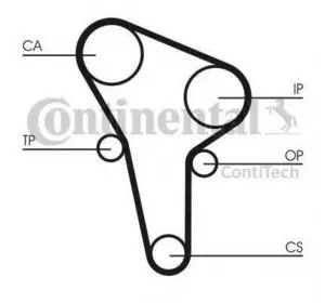 L11РЕМЕНЬ ГРМ CONTITECH CT513 на AUDI 4000 (81, 85, B2) L11РЕМЕНЬ ГРМ CONTITECH CT513 на AUDI 4000 (81, 85, B2)