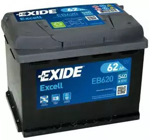 Аккумулятор exide excell 12v 62ah 540a EXIDE EB620 на RENAULT MEGANE III купе (DZ0/1_) Аккумулятор exide excell 12v 62ah 540a EXIDE EB620 на RENAULT MEGANE III купе (DZ0/1_)