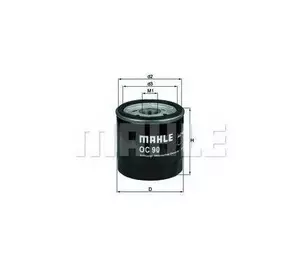 Фильтр масла KNECHT OC90OF на OPEL CORSA A TR (91_, 92_, 96_, 97_) Фильтр масла KNECHT OC90OF на OPEL CORSA A TR (91_, 92_, 96_, 97_)