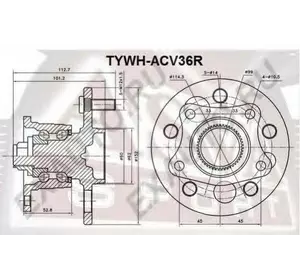 Подшипник ступицы KOYO DACF1097FHR2 на TOYOTA SCEPTER (_CV1_, _XV1_, _V1_) Подшипник ступицы KOYO DACF1097FHR2 на TOYOTA SCEPTER (_CV1_, _XV1_, _V1_)