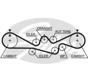 L11РЕМЕНЬ ГРМ GATES 5537XS на SUBARU IMPREZA купе (GFC) L11РЕМЕНЬ ГРМ GATES 5537XS на SUBARU IMPREZA купе (GFC)