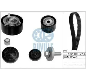 Ролик с ремнем грм , комплект RENAULT 130C13191R на RENAULT MEGANE CC (EZ0/1_) Ролик с ремнем грм , комплект RENAULT 130C13191R на RENAULT MEGANE CC (EZ0/1_)