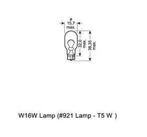 E3АВТОЛАМПА OSRAM 921 на OPEL ASTRA J Sports Tourer E3АВТОЛАМПА OSRAM 921 на OPEL ASTRA J Sports Tourer