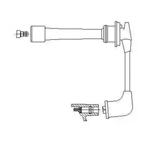 Провод высокого напряжения KIA 2742026700 на HYUNDAI EXCEL I (X-3) Провод высокого напряжения KIA 2742026700 на HYUNDAI EXCEL I (X-3)