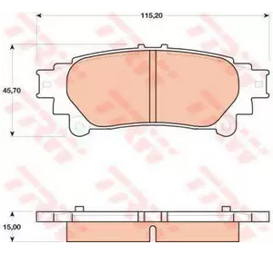 Колодки дискового тормоза TRW GDB4174 на LEXUS RX (GYL1_, GGL15, AGL10) Колодки дискового тормоза TRW GDB4174 на LEXUS RX (GYL1_, GGL15, AGL10)