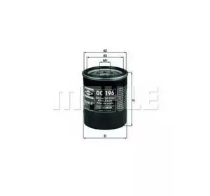 Фильтр масла KNECHT OC196 на MITSUBISHI OUTLANDER SPORT (GA_W_) Фильтр масла KNECHT OC196 на MITSUBISHI OUTLANDER SPORT (GA_W_)