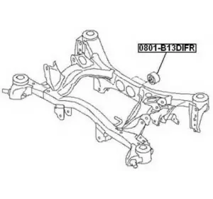 Сайлентблок рычага SUBARU 41322AG000 на SUBARU IMPREZA седан (GR) Сайлентблок рычага SUBARU 41322AG000 на SUBARU IMPREZA седан (GR)