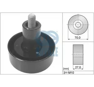 Ролик ремня навесного оборудования HYUNDAI 252882F000 на KIA SEDONA Mk II (VQ) Ролик ремня навесного оборудования HYUNDAI 252882F000 на KIA SEDONA Mk II (VQ)