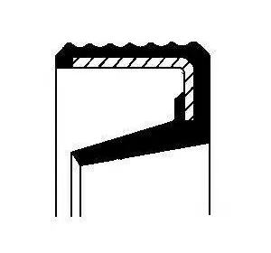 Сальник коробки передач CORTECO 07033863B на CITROËN AX (ZA-_) Сальник коробки передач CORTECO 07033863B на CITROËN AX (ZA-_)