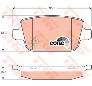 Колодки дискового тормоза TRW GDB1732 на FORD MONDEO IV Turnier (BA7) Колодки дискового тормоза TRW GDB1732 на FORD MONDEO IV Turnier (BA7)