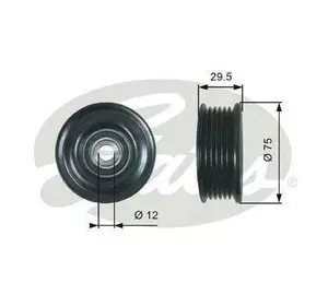 Ролик ремня навесного оборудования LEXUS 1660450030 на LEXUS LS седан (UCF10) Ролик ремня навесного оборудования LEXUS 1660450030 на LEXUS LS седан (UCF10)