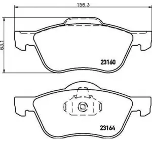 Колодки дискового тормоза TEXTAR 2316001 на NISSAN PRIMERA (P11) Колодки дискового тормоза TEXTAR 2316001 на NISSAN PRIMERA (P11)