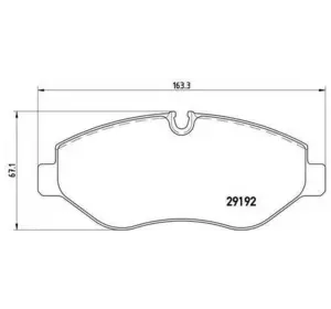 Колодки дискового тормоза BREMBO P50085 на MERCEDES-BENZ SPRINTER 3,5-t автобус (906) Колодки дискового тормоза BREMBO P50085 на MERCEDES-BENZ SPRINTER 3,5-t автобус (906)