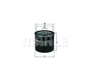 Фильтр масла KNECHT OC195 на MAZDA 121   (DA) Фильтр масла KNECHT OC195 на MAZDA 121   (DA)