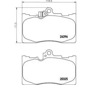 Колодки дискового тормоза LEXUS 0446530500 на LEXUS GS седан (GRS19_, UZS19_, GWS19_) Колодки дискового тормоза LEXUS 0446530500 на LEXUS GS седан (GRS19_, UZS19_, GWS19_)
