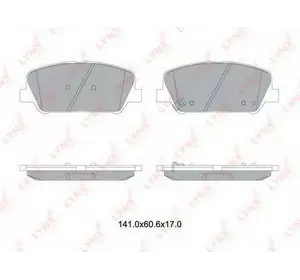 Колодки дискового тормоза = sangsin gp1403 MANDO MPH48 Колодки дискового тормоза = sangsin gp1403 MANDO MPH48