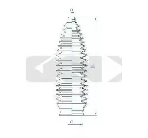 Пыльник рулевой тяги MITSUBISHI 4410A180 на MITSUBISHI TRITON (KB_T, KA_T) Пыльник рулевой тяги MITSUBISHI 4410A180 на MITSUBISHI TRITON (KB_T, KA_T)