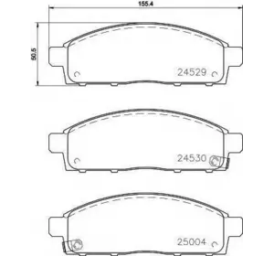 Колодки дискового тормоза MITSUBISHI 4605A284 на MITSUBISHI TRITON (KB_T, KA_T) Колодки дискового тормоза MITSUBISHI 4605A284 на MITSUBISHI TRITON (KB_T, KA_T)