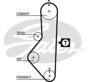 L11РЕМЕНЬ ГРМ MITSUBOSHI 109ZA19 на MAZDA TELSTAR II (GC) L11РЕМЕНЬ ГРМ MITSUBOSHI 109ZA19 на MAZDA TELSTAR II (GC)