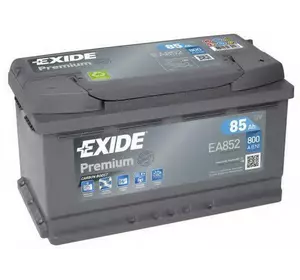Аккумулятор exide premium 12v 85ah 800a EXIDE EA852 на SAAB 9-5 (YS3G) Аккумулятор exide premium 12v 85ah 800a EXIDE EA852 на SAAB 9-5 (YS3G)