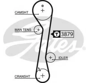 L11РЕМЕНЬ ГРМ GATES 5457XS на HYUNDAI TIBURON (RD) L11РЕМЕНЬ ГРМ GATES 5457XS на HYUNDAI TIBURON (RD)
