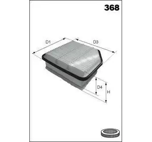Фильтр воздушный INTERPARTS IPA199 на LEXUS ES седан (F1, F2) Фильтр воздушный INTERPARTS IPA199 на LEXUS ES седан (F1, F2)