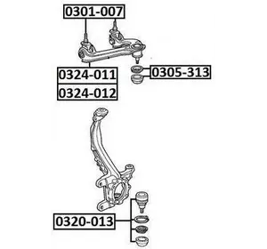 Пыльник наконечника HONDA 51464S04013 Пыльник наконечника HONDA 51464S04013