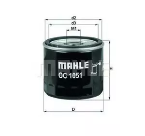 Фильтр масла KNECHT OC1051 на FORD C-MAX II (DXA/CB7, DXA/CEU) Фильтр масла KNECHT OC1051 на FORD C-MAX II (DXA/CB7, DXA/CEU)