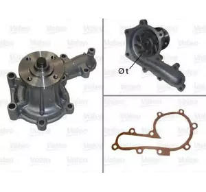 Насос водяной двигателя TOYOTA 1610019235 на TOYOTA LAND CRUISER Hardtop (_J7_) Насос водяной двигателя TOYOTA 1610019235 на TOYOTA LAND CRUISER Hardtop (_J7_)